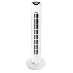 Zephir PH82TS Ventilatore a Torretta con Telecomando, Timer, 45 W, Bianco